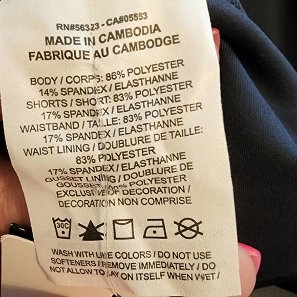 Nike active athletic dark Navy Blue tennis skirt plus‎ size 1X new!!! - Picture 8 of 10